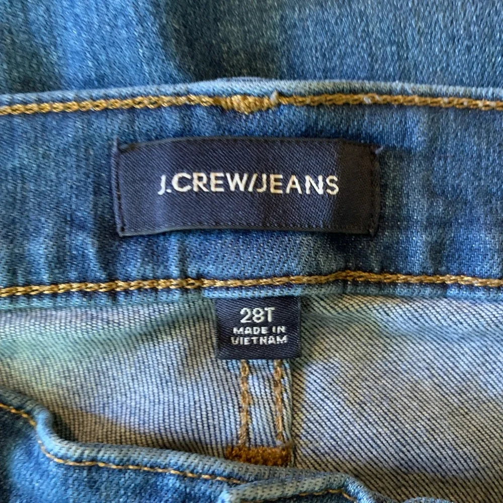 J. Crew 10” High-Rise Toothpick Skinny Blue Jeans Size 28T